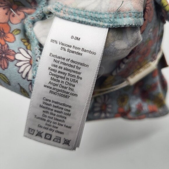 ANGEL DEAR Baby 0-3M High Waist Floral Shorts Bottoms NWT - Picture 4 of 4